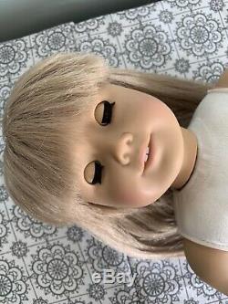 Pleasant Company White Body Kirsten 18 Doll Tinsel Hair American Girl Box LOT