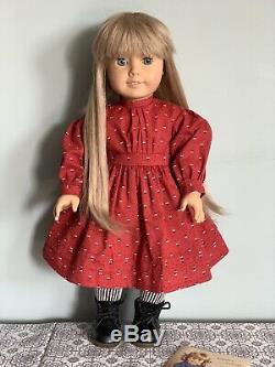 Pleasant Company White Body Kirsten 18 Doll Tinsel Hair American Girl Box LOT