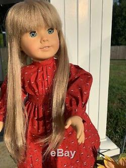 Pleasant Company White Body Kirsten 18 Doll Tinsel Hair American Girl Box LOT