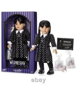 Preorder American Girl X MGM Wednesday Addams Collector Doll Presale