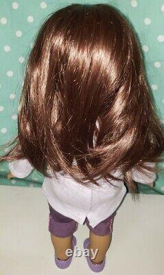 RARE American Girl 34 Real Me MEET Outfit 2011 Auburn Hair Brown Eyes 18 DOLL