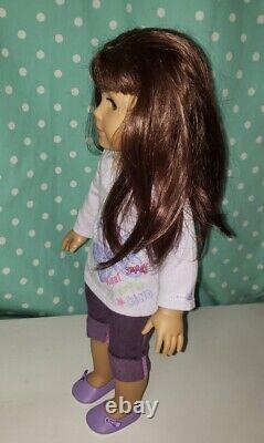 RARE American Girl 34 Real Me MEET Outfit 2011 Auburn Hair Brown Eyes 18 DOLL