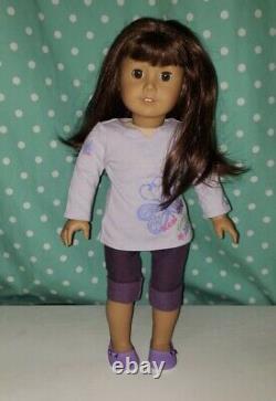 RARE American Girl 34 Real Me MEET Outfit 2011 Auburn Hair Brown Eyes 18 DOLL