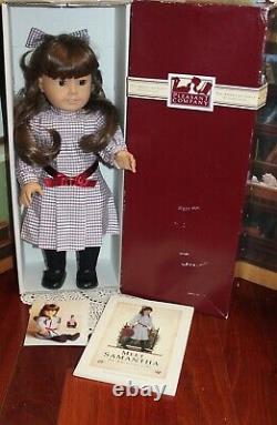 RARE American Girl Doll Samantha, White Body, West Germany, 1986 Tag, Box! Minty