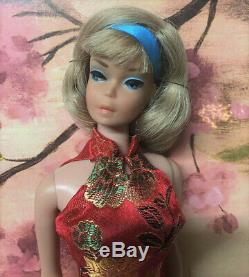 (RESERVED 8/14) Vintage American Girl Blonde Japanese Side Part Barbie Doll