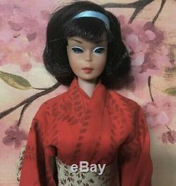 (RESERVED 8/14) Vintage American Girl Brunette Japanese Side Part Barbie Doll