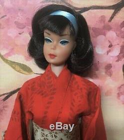 (RESERVED 8/14) Vintage American Girl Brunette Japanese Side Part Barbie Doll