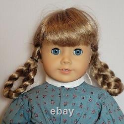 RETIRED 18 American Girl Doll Kirsten Larson with Meet Dress, Apron, & Bloomers