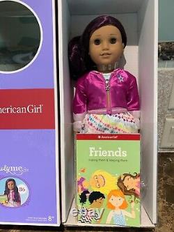 RETIRED American Girl Doll # 86 Brown Eyes, Dark-Purple Hair Medium Skin NIB