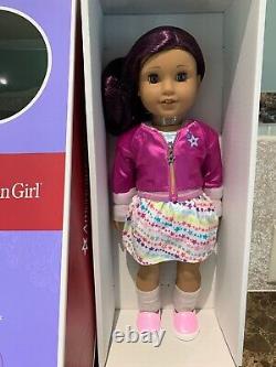 RETIRED American Girl Doll # 86 Brown Eyes, Dark-Purple Hair Medium Skin NIB