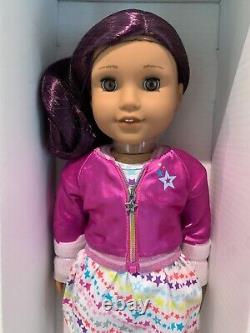 RETIRED American Girl Doll # 86 Brown Eyes, Dark-Purple Hair Medium Skin NIB