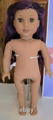 Rare American Girl 18 Doll Truly Me TM 86 Purple Hair Retired mint condition