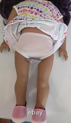 Rare American Girl 18 Doll Truly Me TM 86 Purple Hair Retired mint condition