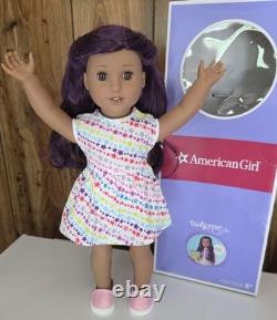 Rare American Girl 18 Doll Truly Me TM 86 Purple Hair Retired mint condition