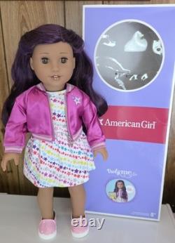Rare American Girl 18 Doll Truly Me TM 86 Purple Hair Retired mint condition