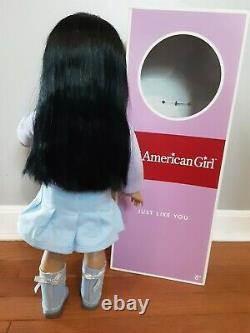 Rare American Girl Doll JLY 4 Black Hair Just Like You #4 Asian Excellent