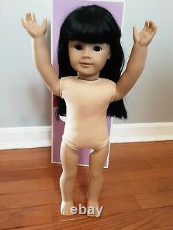 Rare American Girl Doll JLY 4 Black Hair Just Like You #4 Asian Excellent