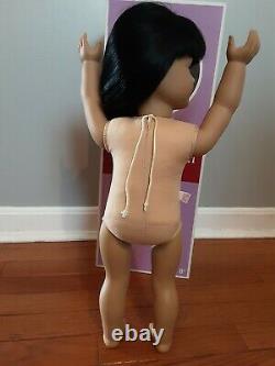 Rare American Girl Doll JLY 4 Black Hair Just Like You #4 Asian Excellent