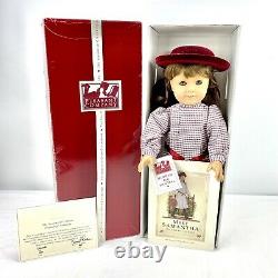 Rare American Girl Samantha White Body Doll Pleasant Company Signed & Dated 1987