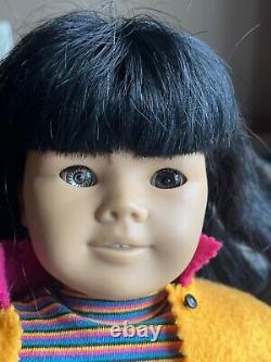 Rare Vintage Pleasant Company American Girl Asian 749/ 76 Doll with 1 Silver Eye