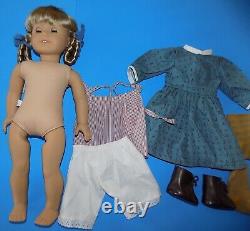 Retired American Girl Doll Kirsten Original Braids w Meet Outfit Excellent Cond