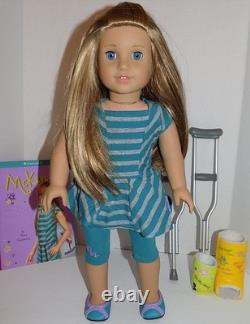 Retired GOTY McKenna American Girl Doll Girl of the Year w Meet Outfit Crutches