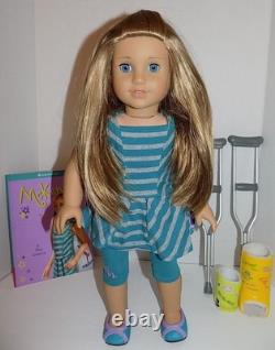 Retired GOTY McKenna American Girl Doll Girl of the Year w Meet Outfit Crutches