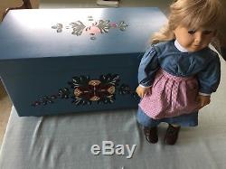 Retired PLEASANT COMPANY AMERICAN GIRL KIRSTEN DOLL's TRUNK BED/ Clothes LG. LOT