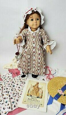 Retired Pleasant Company American Girl Doll Lot Pre-Mattel Felicity with Outfits