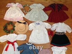 Retired Pleasant Company American Girl Kirsten Larson Doll 18 In Clothes Lot 30