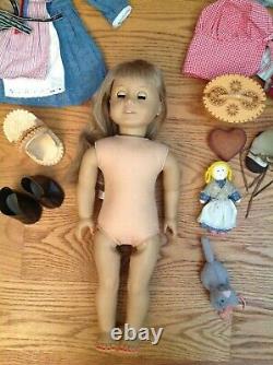 Retired Pleasant Company American Girl Kirsten Larson Doll 18 In Clothes Lot 30