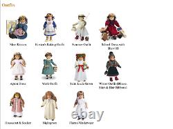 Retired Pleasant Company American Girl Kirsten Larson Doll 18 In Clothes Lot 30