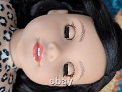 Roxanne Custom American Girl Doll OOAK Black Hair Blue And Green Eyes Joss Mold