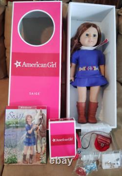 SAIGE American Girl 2013 NEW In Box with Book Ring Belt +BONUS ACCESSORIES KIT