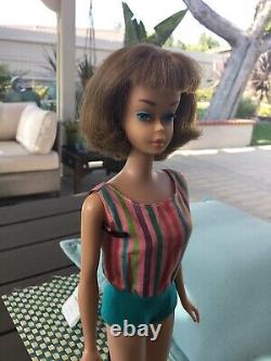 STUNNING Vintage Long Hair, High Color Barbie American Girl Rare CINNAMON hair