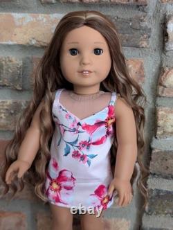 Sadira Custom American Girl Doll OOAK Brown Hair Brown Eyes Kanani Medium Jess