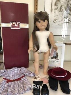 Samantha White Body American Girl Doll in BOX Pleasant Company! EXCELLENT