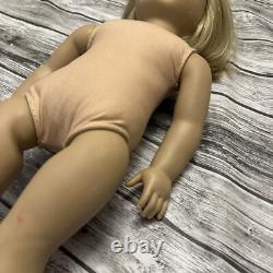 Set of 2 American Girl Dolls 2013 Golden Brown Blue Eyes 2008 Blonde Blue Eyes