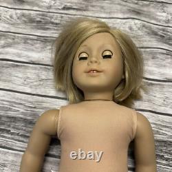 Set of 2 American Girl Dolls 2013 Golden Brown Blue Eyes 2008 Blonde Blue Eyes