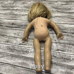 Set of 2 American Girl Dolls 2013 Golden Brown Blue Eyes 2008 Blonde Blue Eyes