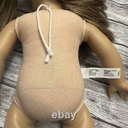 Set of 2 American Girl Dolls 2013 Golden Brown Blue Eyes 2008 Blonde Blue Eyes