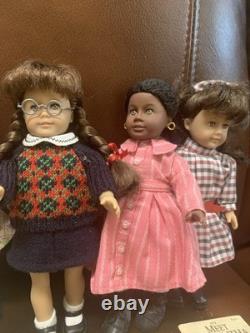 Seven Mini American Girl Dolls By Pleasant Company For 2000 and Their Books