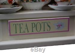 TEA ROOM SHOP +4 TEAPOTS Fits 18 Inch American Girl Doll Furniture Accessories
