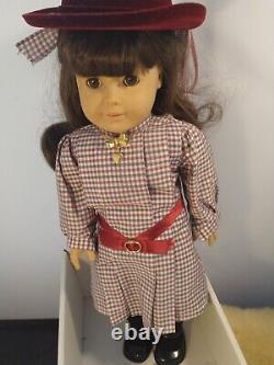 VINTAGE AMERICAN GIRL DOLL SAMANTHA 18 PLEASANT CO With OUTFIT HAT PURSE PAPERS