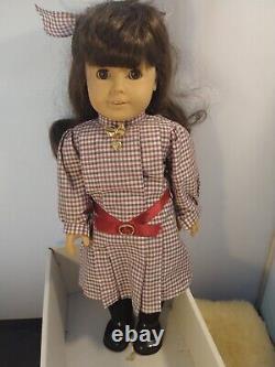 VINTAGE AMERICAN GIRL DOLL SAMANTHA 18 PLEASANT CO With OUTFIT HAT PURSE PAPERS