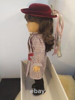 VINTAGE AMERICAN GIRL DOLL SAMANTHA 18 PLEASANT CO With OUTFIT HAT PURSE PAPERS