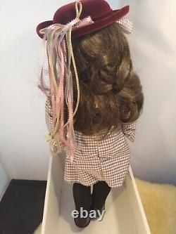 VINTAGE AMERICAN GIRL DOLL SAMANTHA 18 PLEASANT CO With OUTFIT HAT PURSE PAPERS