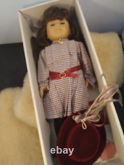 VINTAGE AMERICAN GIRL DOLL SAMANTHA 18 PLEASANT CO With OUTFIT HAT PURSE PAPERS