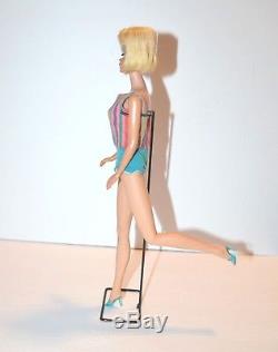 VINTAGE BLONDE LONG HAIR AMERICAN GIRL BARBIE DOLL With CLOTHES SHOES JAPAN 1960'S
