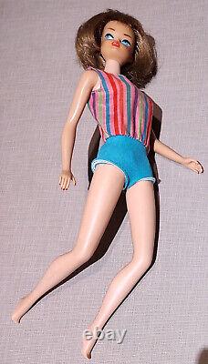 Vintage 1965 Barbie American Girl Bendable Legs #1070 Original Owner